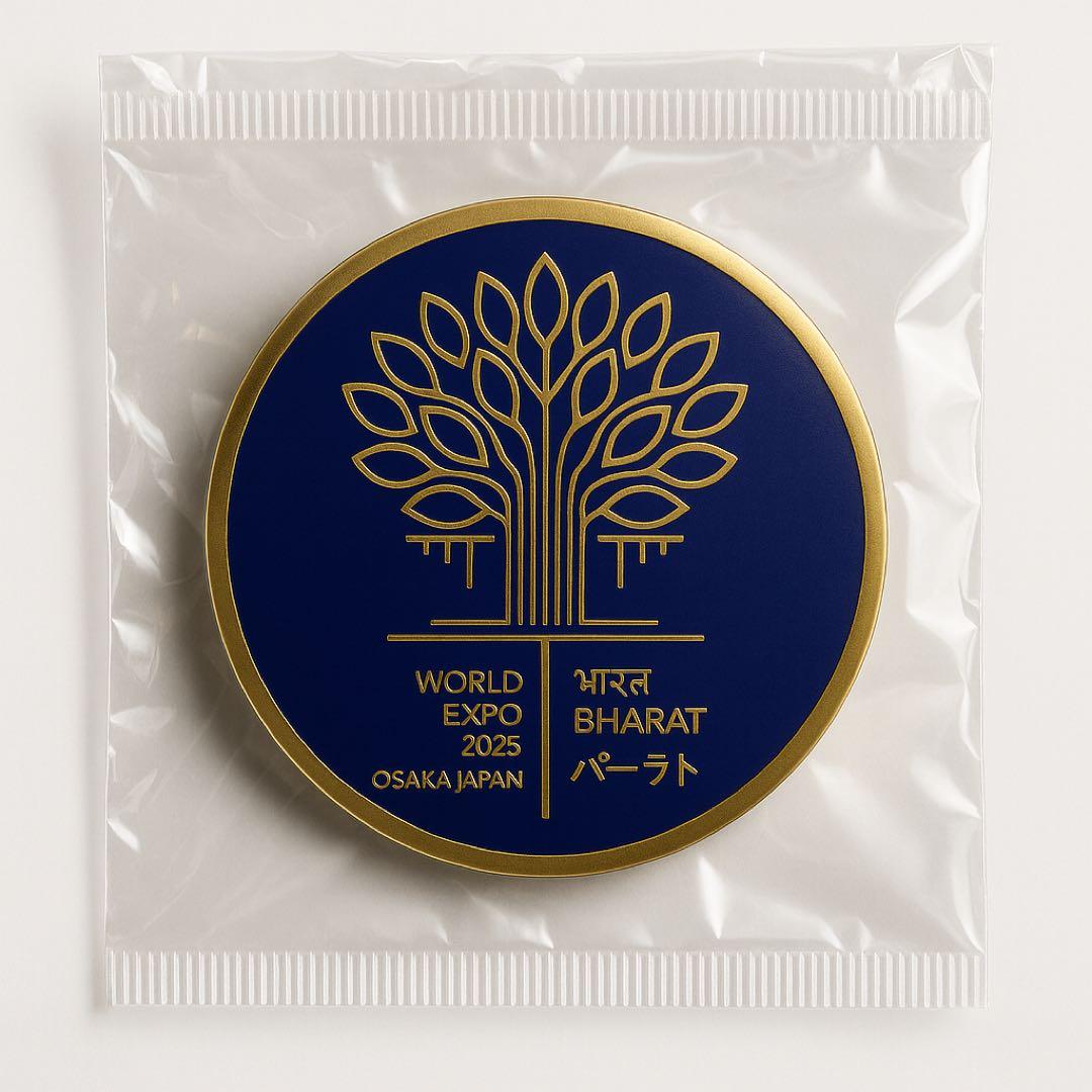 バーラト館　インド　非売品ピンバッジ 大阪関西万博2025プレミアム金彩エナメル