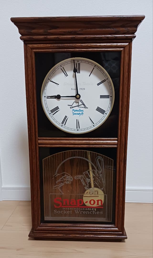 スナップオン 掛け時計 (電池付き)