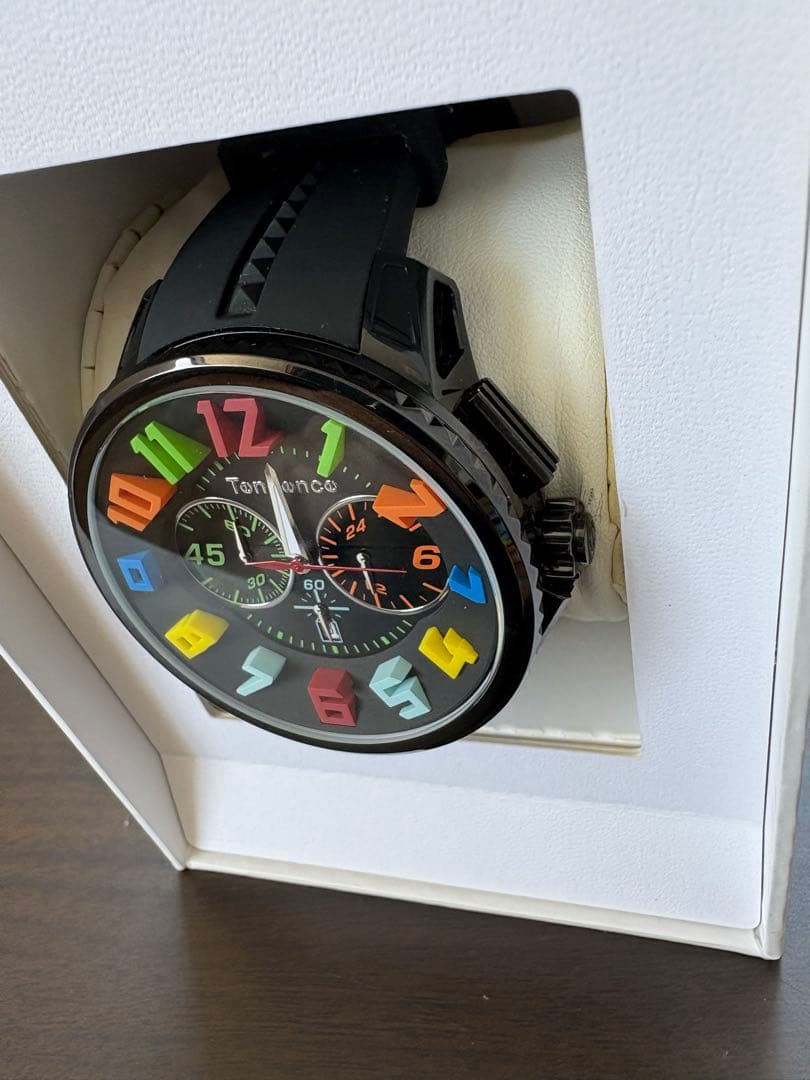 G1092 テンデンス ガリバー ラウンド クロノグラフ ブラック