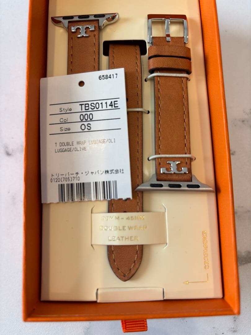 希少‼️ TORY BURCH ⭐️ Apple Watch ダブルラップTバンド⭐️