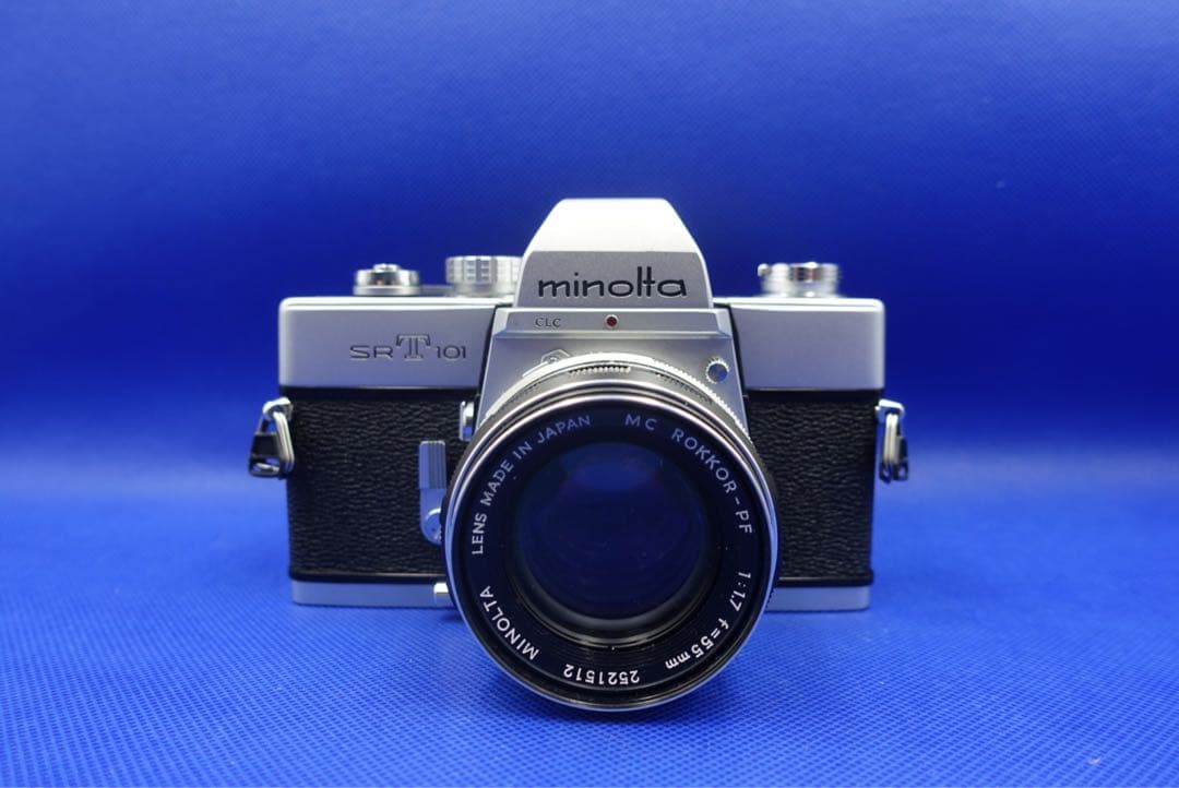 フィルムカメラ MINOLTA SRT101 55mm F1.7 100-200 F5.6