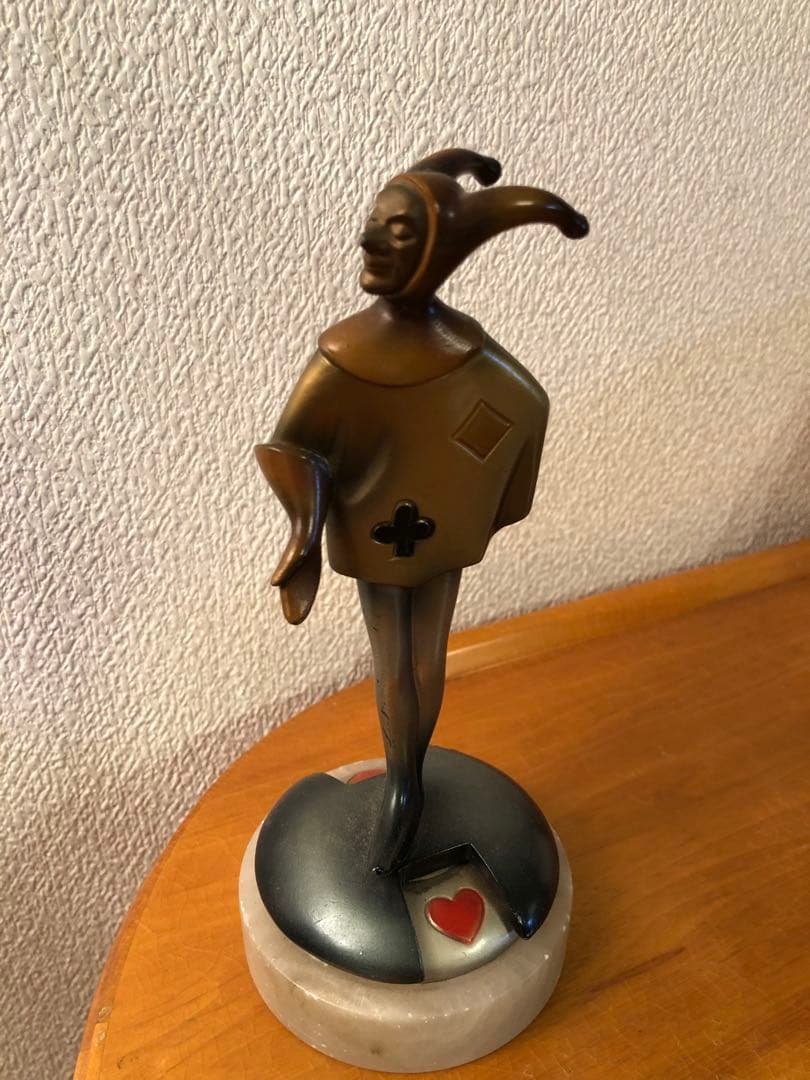 アンティーク　ハーレクイン　ジェスチャー　ツーフェイス　50s レトロ