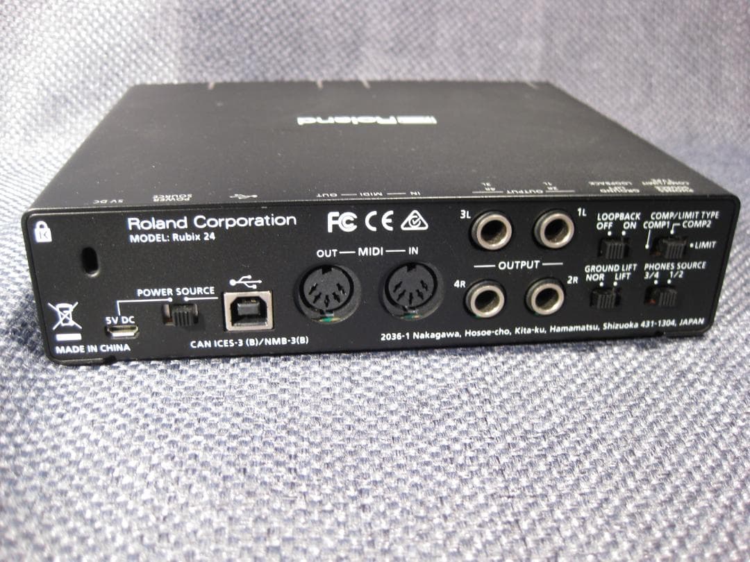 Roland USBオーディオ インターフェース Rubix24 DTM 動作品