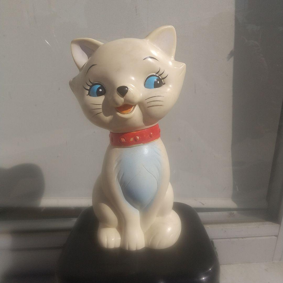 値下げしました！三菱銀行、ディズニーおしゃれキャット 大型カウンター人形