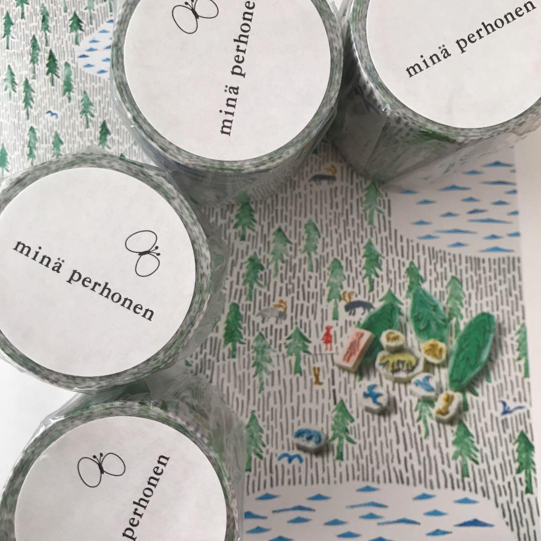 ミナペルホネン　マスキングテープ　12個　ハナコ×4 シエスタ×4 ワンデイ×4