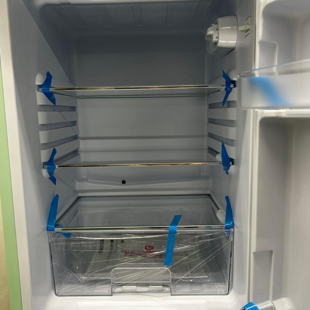 990　【未使用・展示品】　冷蔵庫　レトロ　一人暮らし　綺麗　設置無料