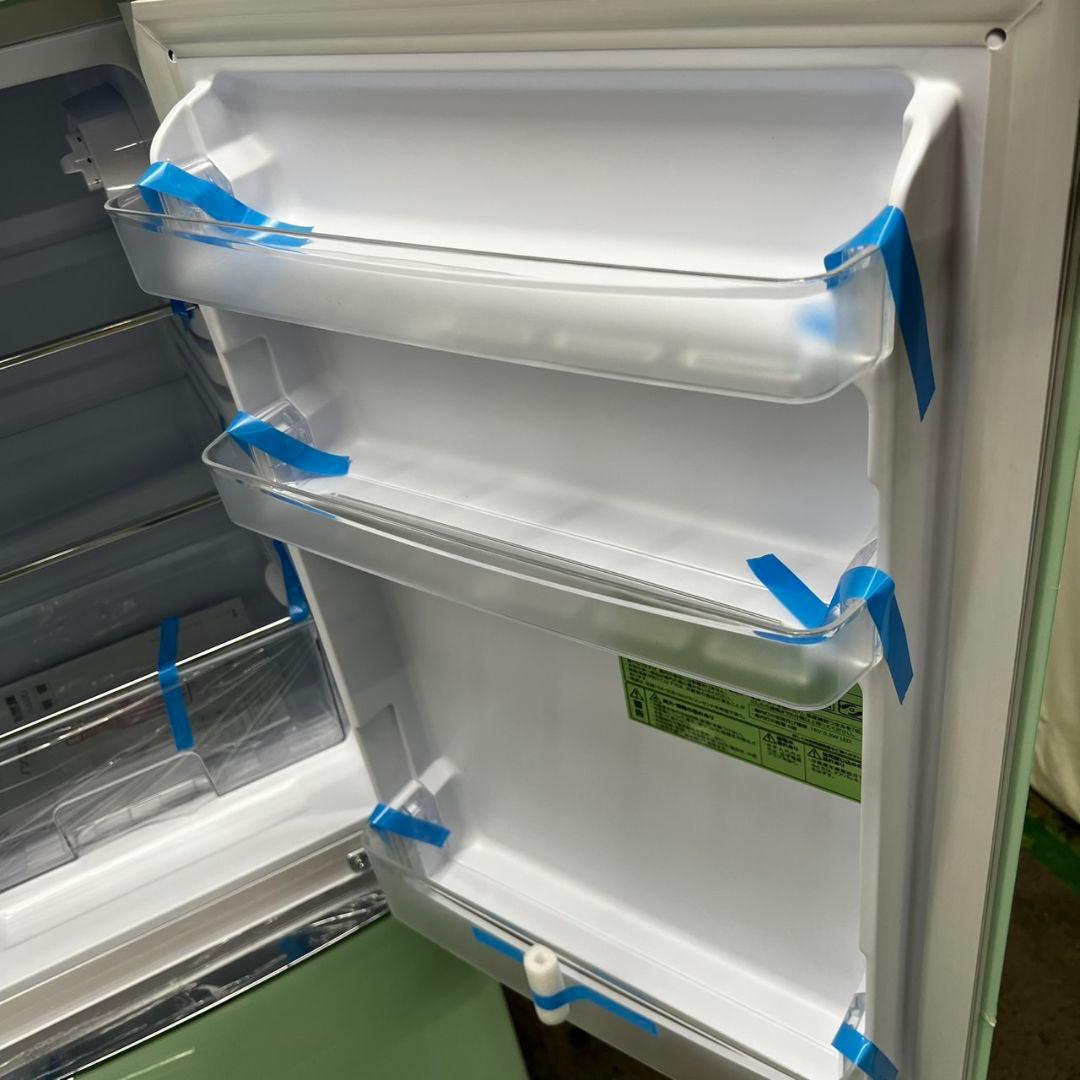 990　【未使用・展示品】　冷蔵庫　レトロ　一人暮らし　綺麗　設置無料