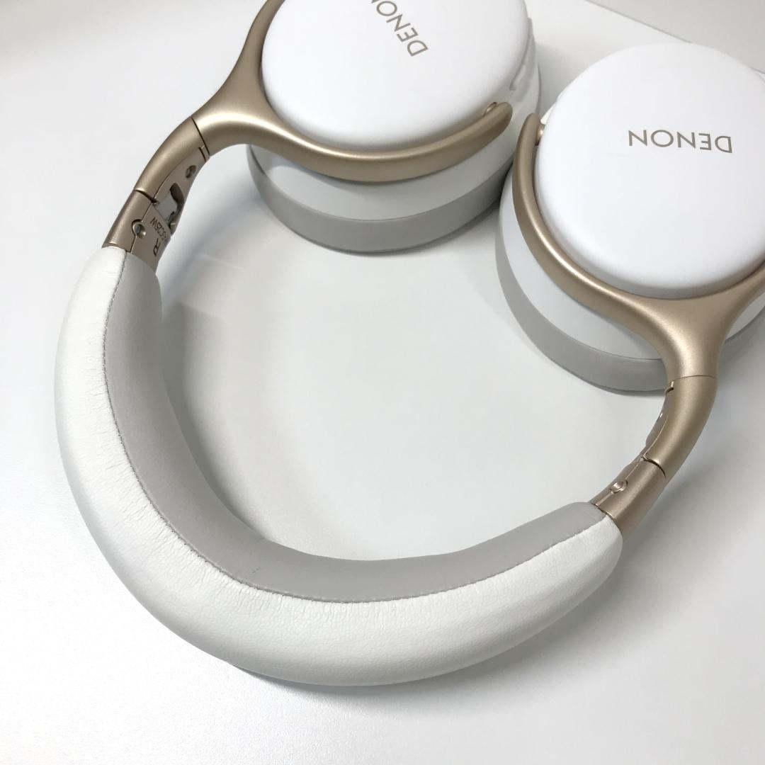 【美品】DENON デノン AH-GC25W ワイヤレスヘッドホン ホワイト