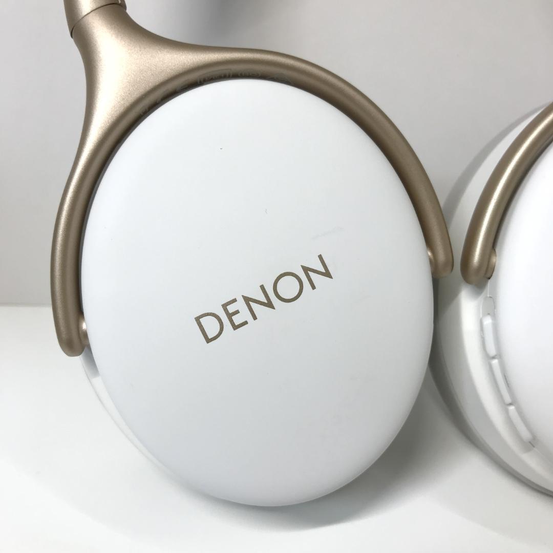 【美品】DENON デノン AH-GC25W ワイヤレスヘッドホン ホワイト