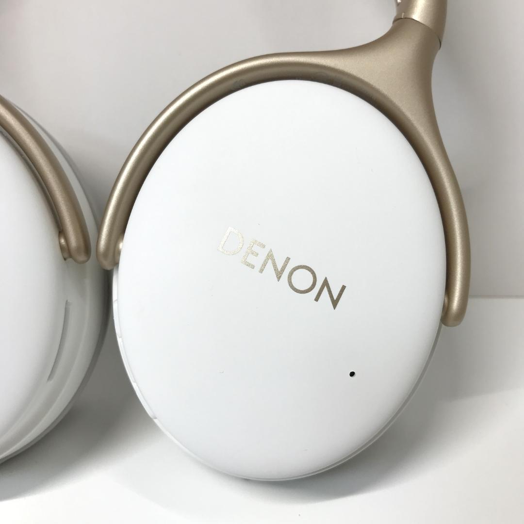 【美品】DENON デノン AH-GC25W ワイヤレスヘッドホン ホワイト