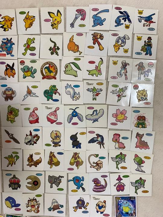 デコキャラシール ポケモンパンシール ポケモンシール 115枚プラスα