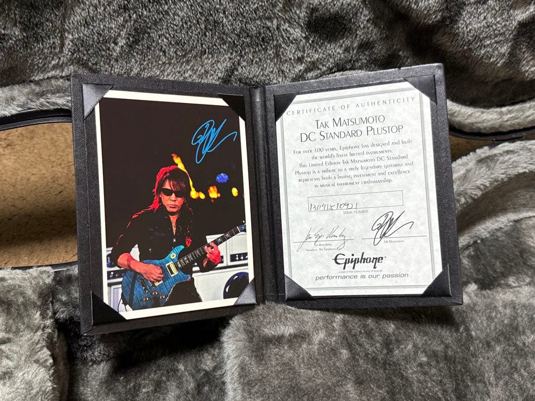 Epiphone TAK MATSUMOTO DC アクアブルー