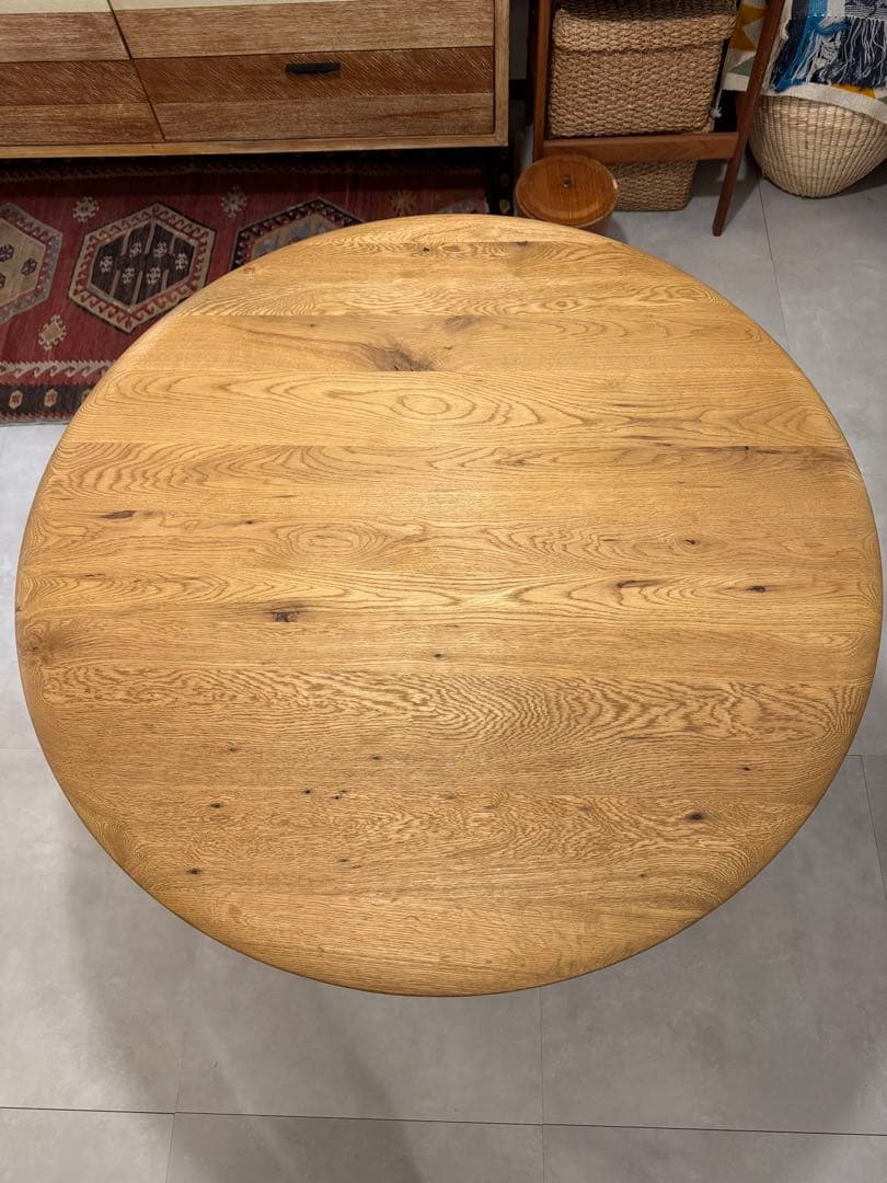 デッケ　オーク材　ダイニングテーブル