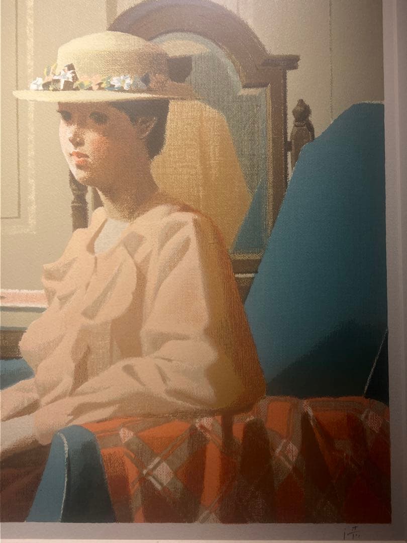 中村清治【婦人像】lithograph限定150