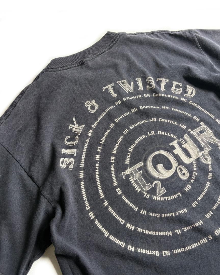 2000 KORN SICK & TWISTED ツアー バンド Tシャツ