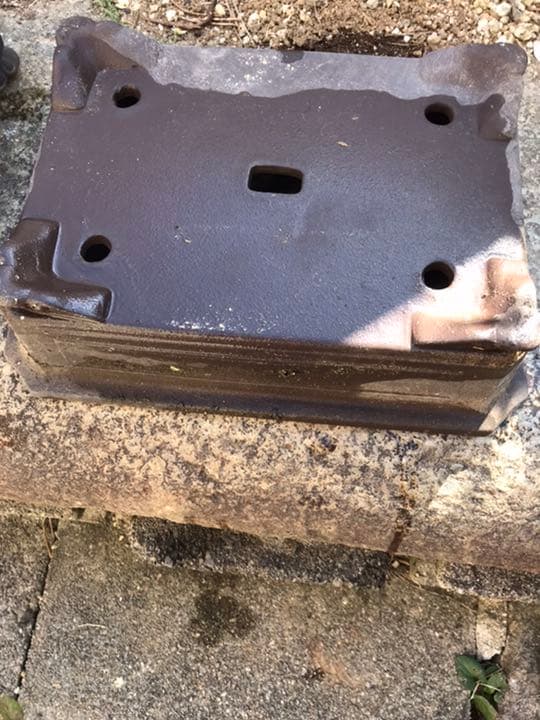 盆栽鉢　時代隅切り雲足長方鉢29.5x22x8盆栽鉢山野草サボテン寄せ植え植木鉢