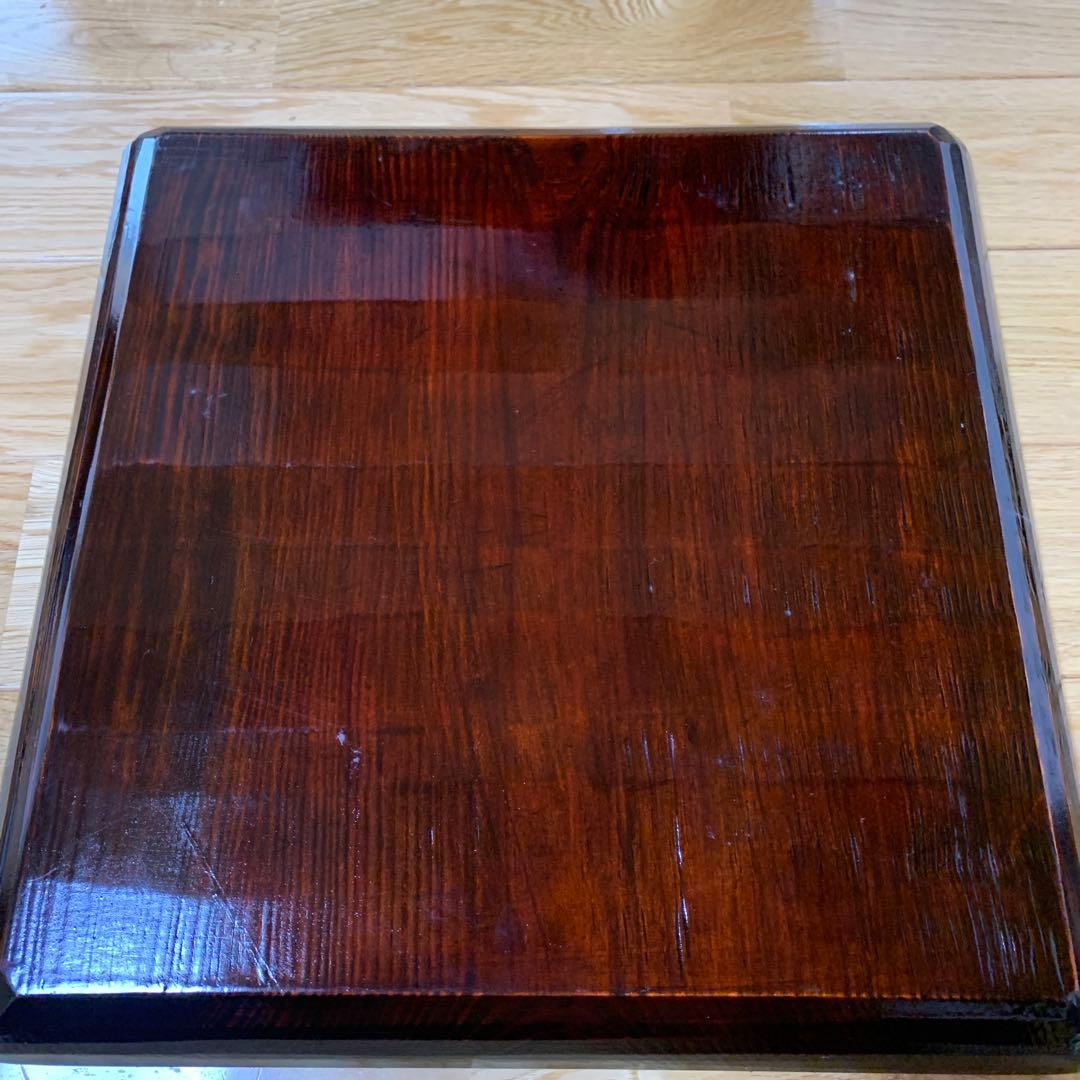 さぬき彫り四角形 膳 4枚セット