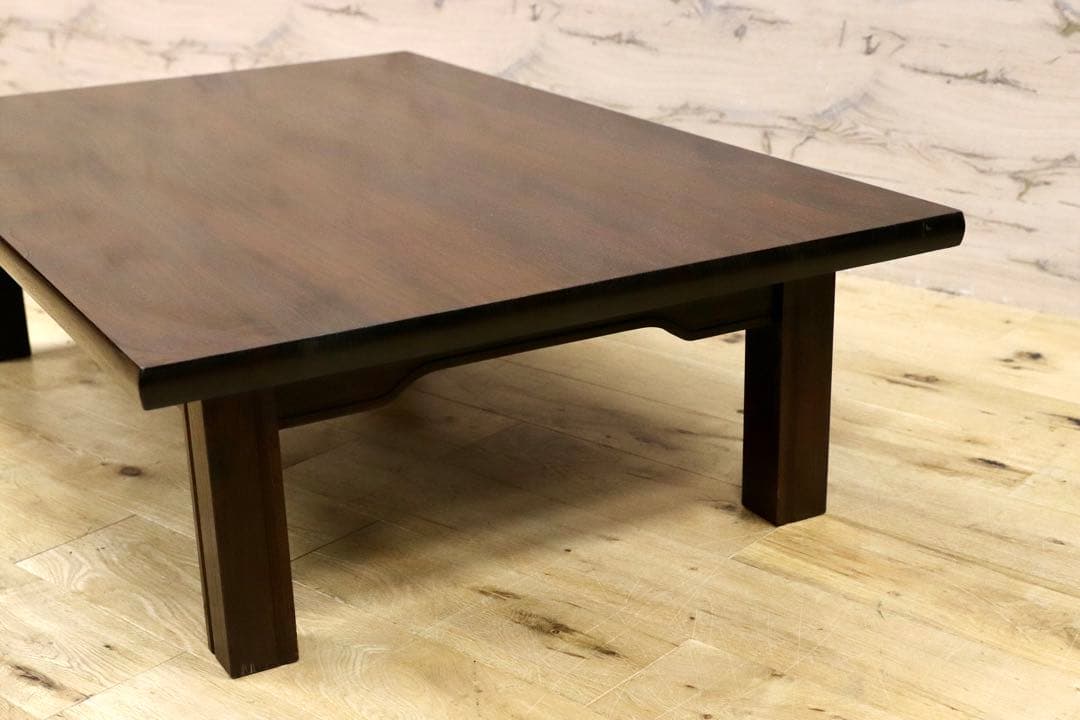 GMHH107○九州民芸家具 欅無垢材 センターテーブル リビングテーブル 座