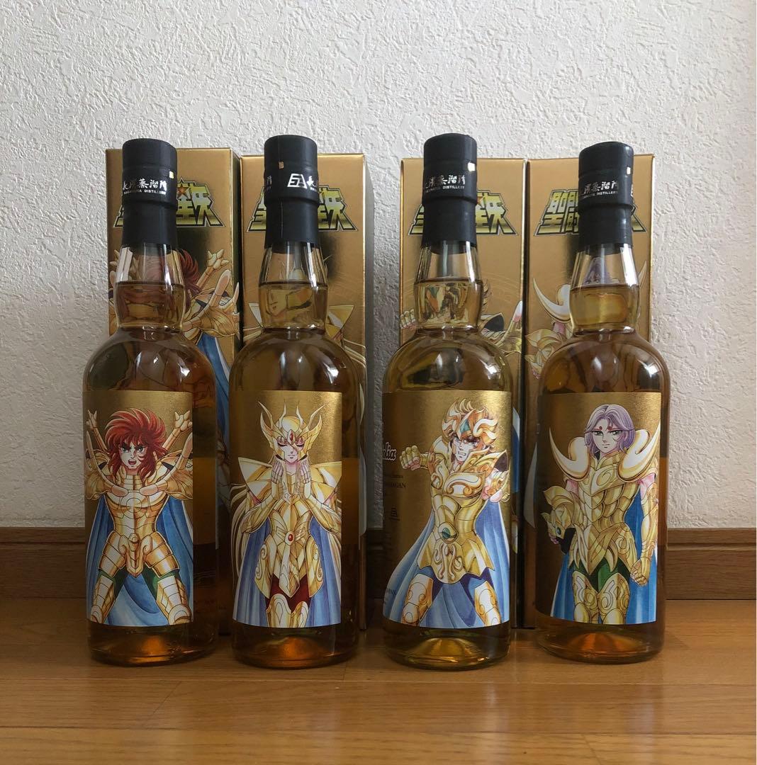 戦鬪士星矢ゴールドセイントウィスキー4本セット