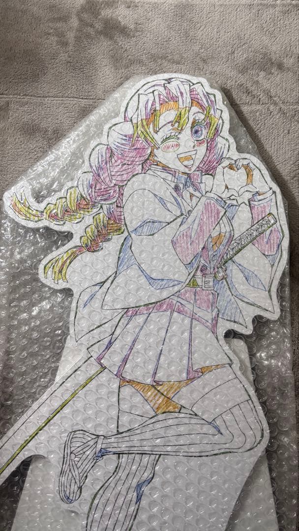 鬼滅の刃 ダイニング　甘露寺蜜璃　書き下ろしイラスト スタンディPOP原画