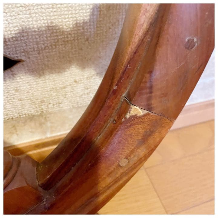 アンティーク  木製ラット  舵輪  舵