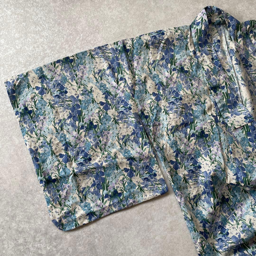 新品同様【定価2.6万】浴衣 兵児帯セットLiberty Fabric HUIT