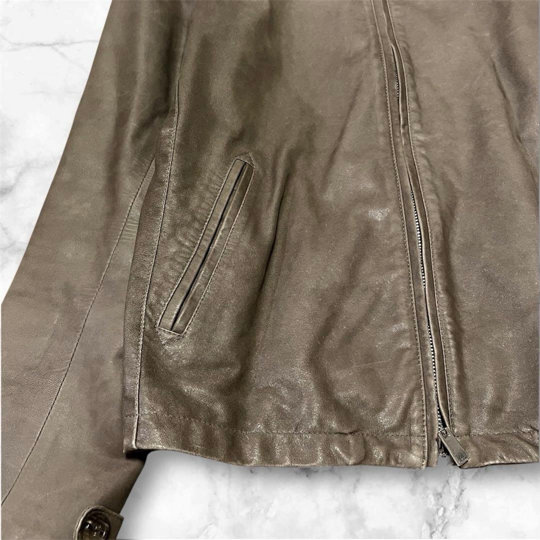 VAZZOLER シングルライダース　VERA PELLE レザー　イタリア製