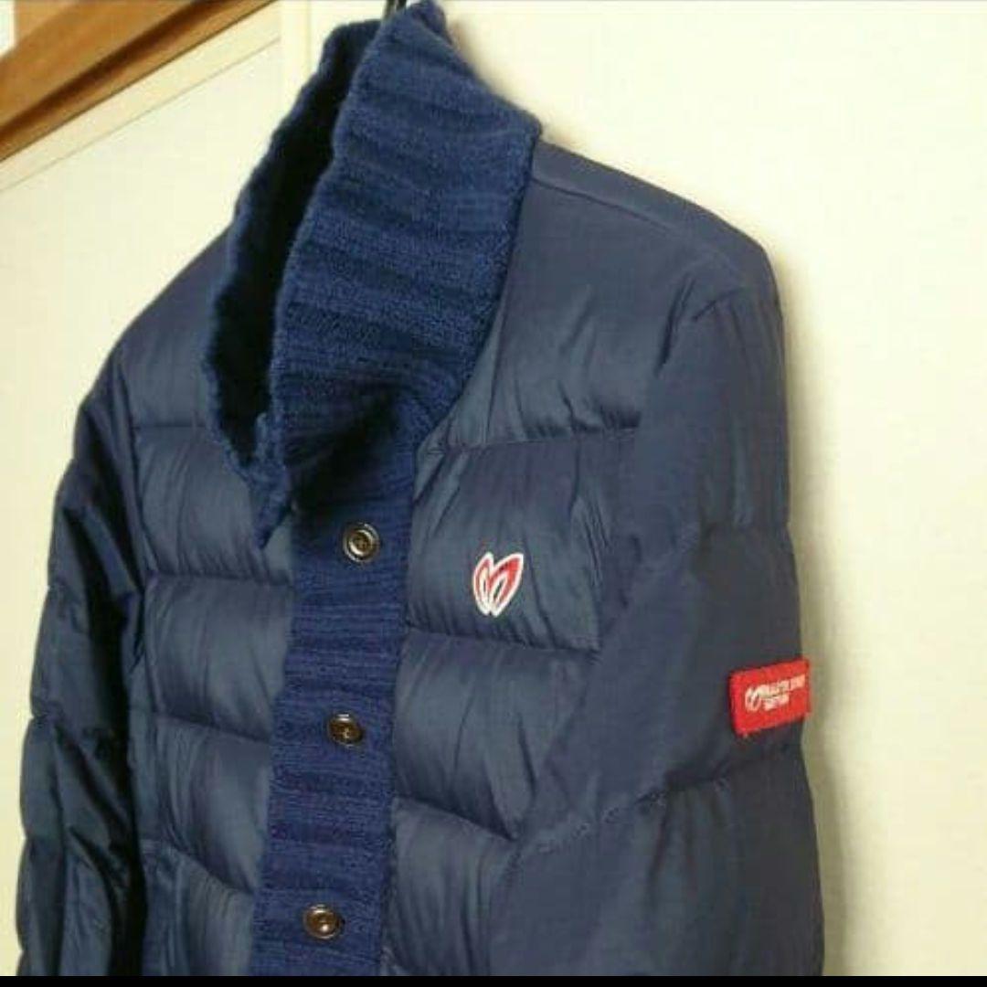 【7na】マスターバニー☆ダウンジャケット ネイビー レディース