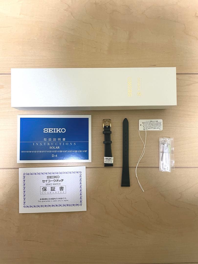 【※最終値下げ】【美品・ベルト未使用】SEIKO レディス 時計 スクエア