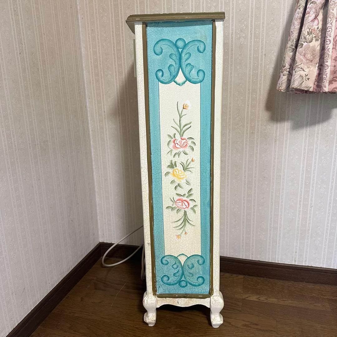 アンティーク 花柄 5段チェスト　リメイク　トールペイント