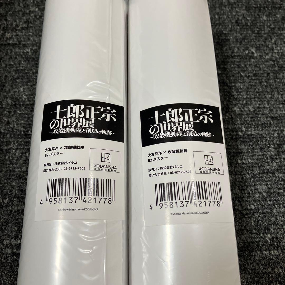 士郎正宗の世界展 大友克洋 AKIRA 攻殻機動隊 Tシャツ ポスター3点セット