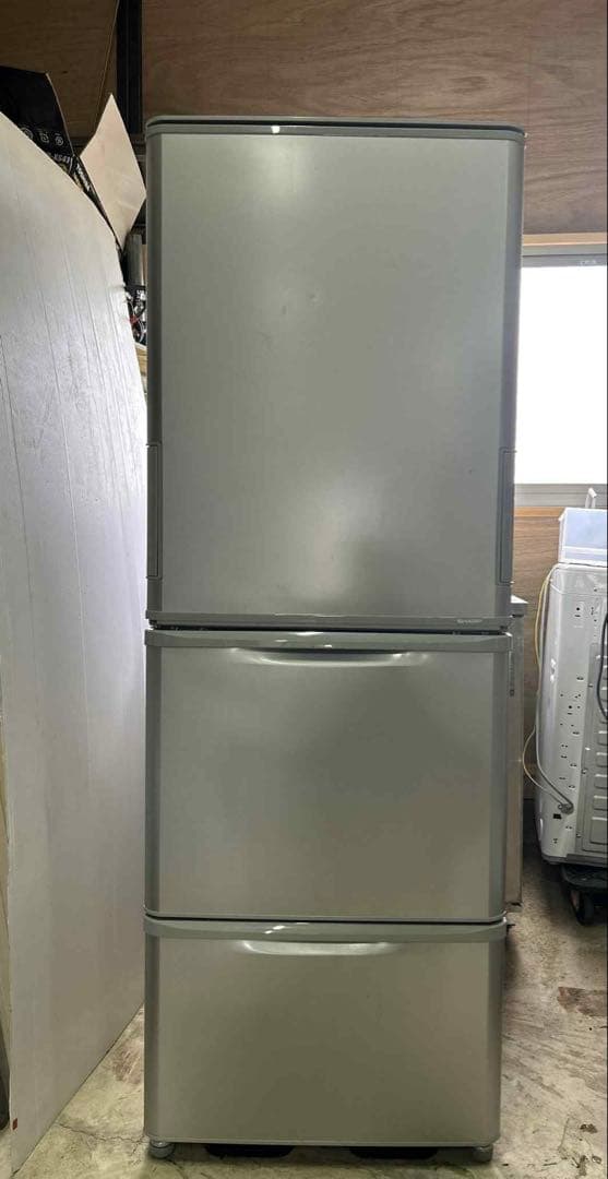 送料無料 SHARP 冷蔵庫 SJ-W354H-S 2021年製 両開き