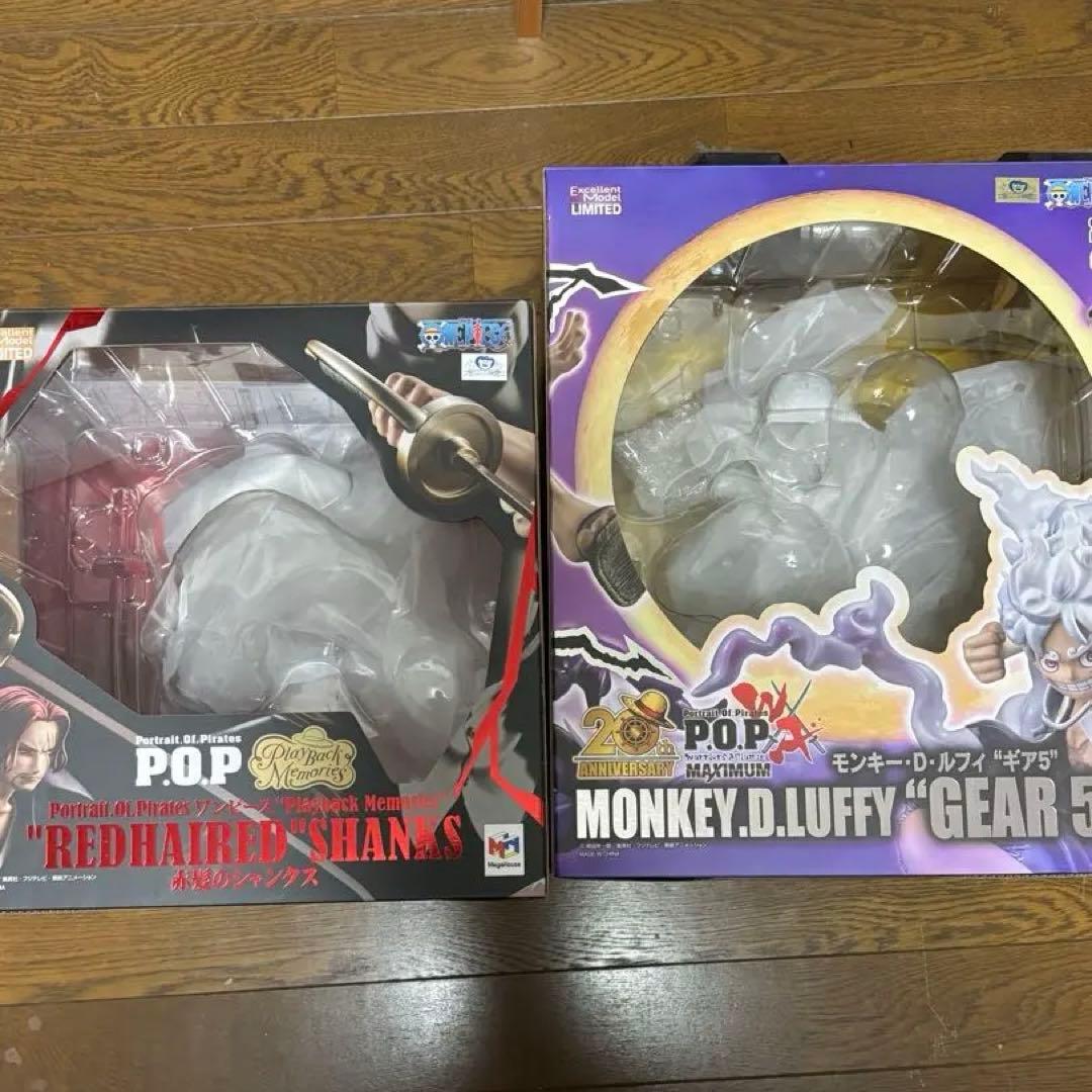 さ*み様 ワンピース フィギュア シャンクスとルフィギア5