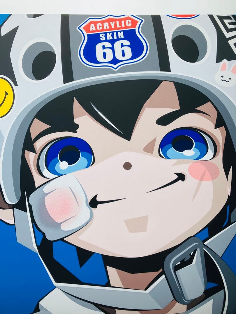 松浦浩之　BMX シルクスクリーン　版画