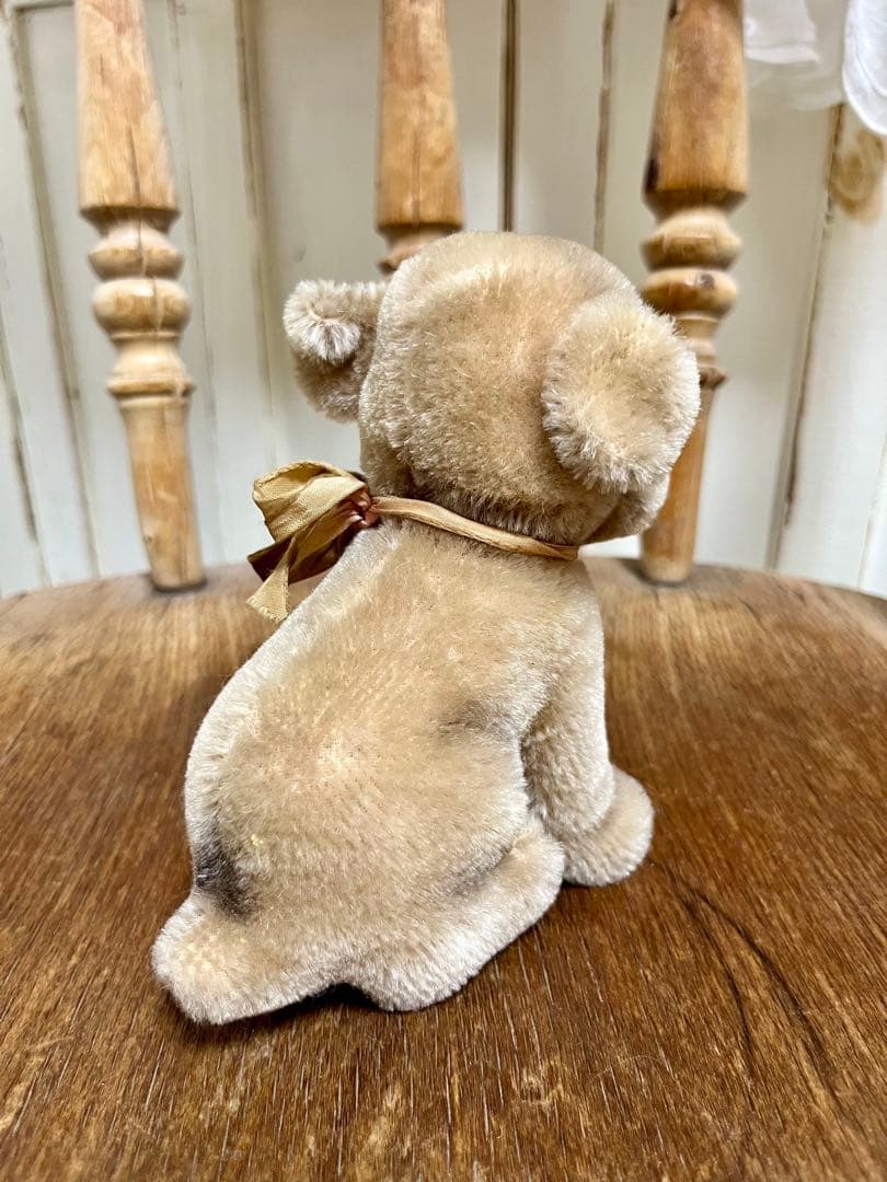 シュタイフ　モプシー　パグ　犬　13cm ぬいぐるみ　ヴィンテージ