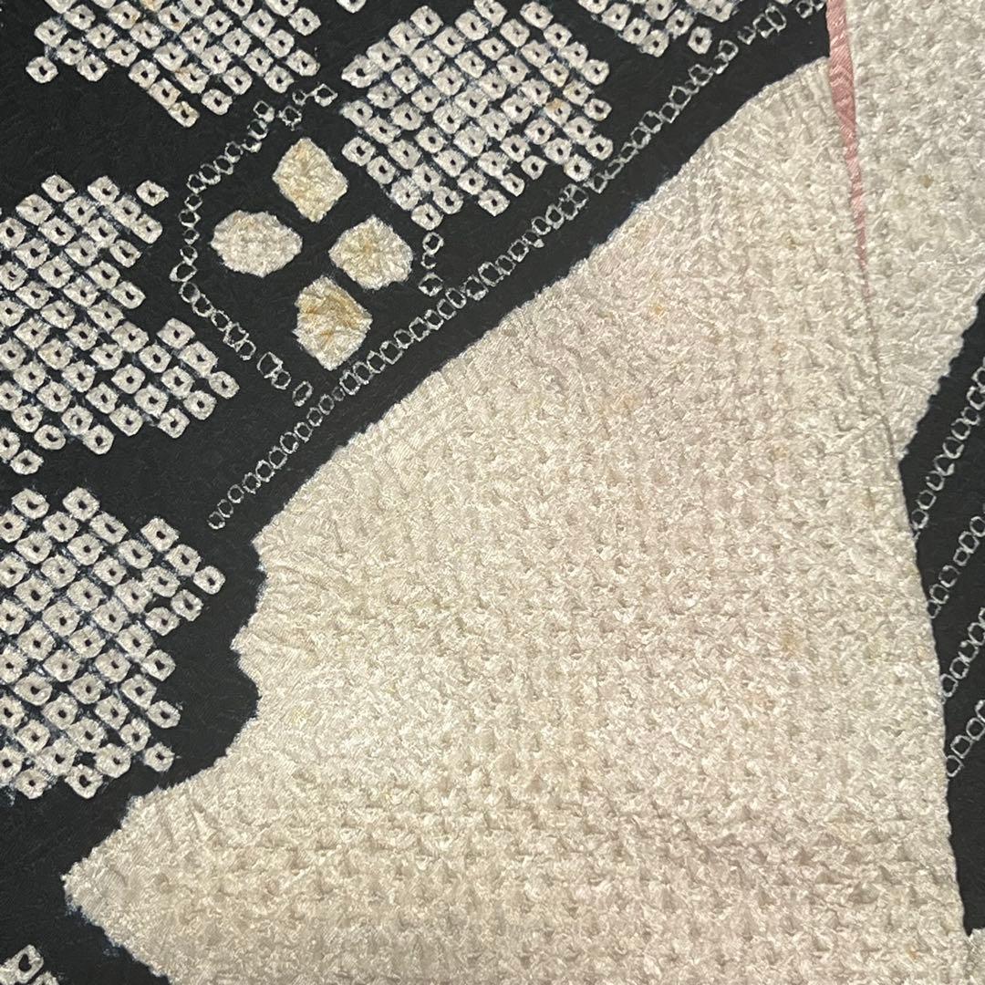 dadada　振袖フルセット　総絞り　黒　成人式