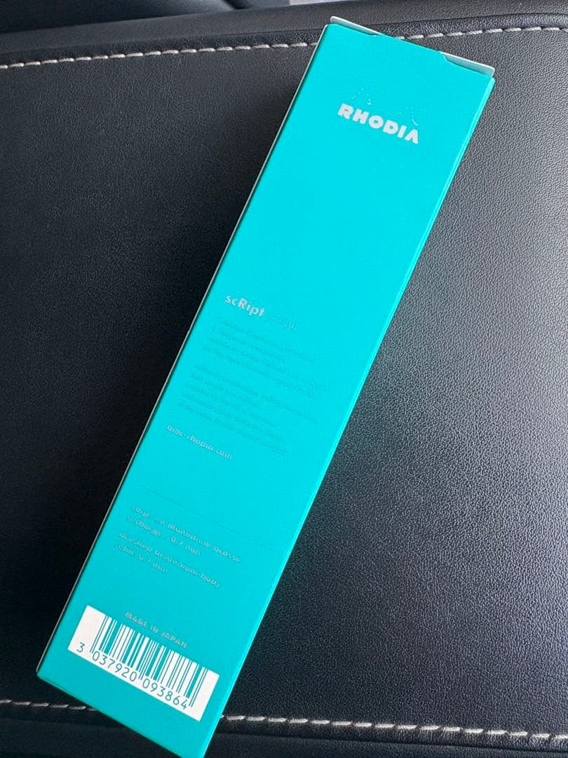 限定色！　RHODIA ロディア　スクリプト　ボールペン　ターコイズ