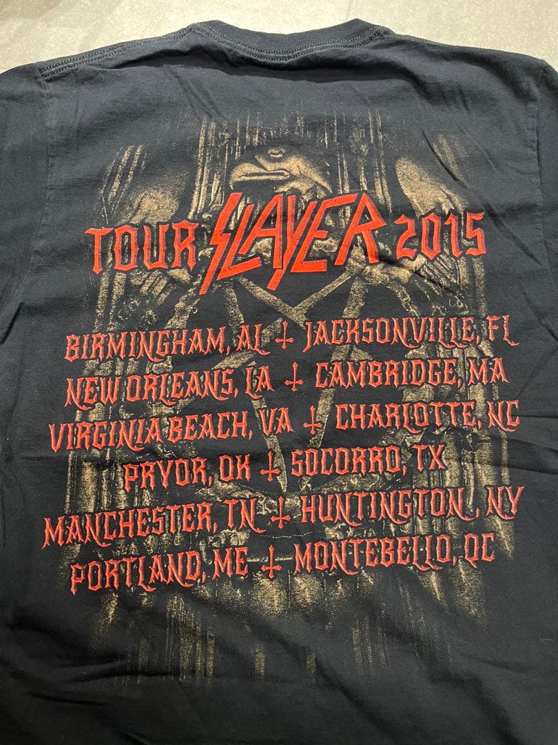 Slayer TOUR 2015 Tシャツ Mサイズ