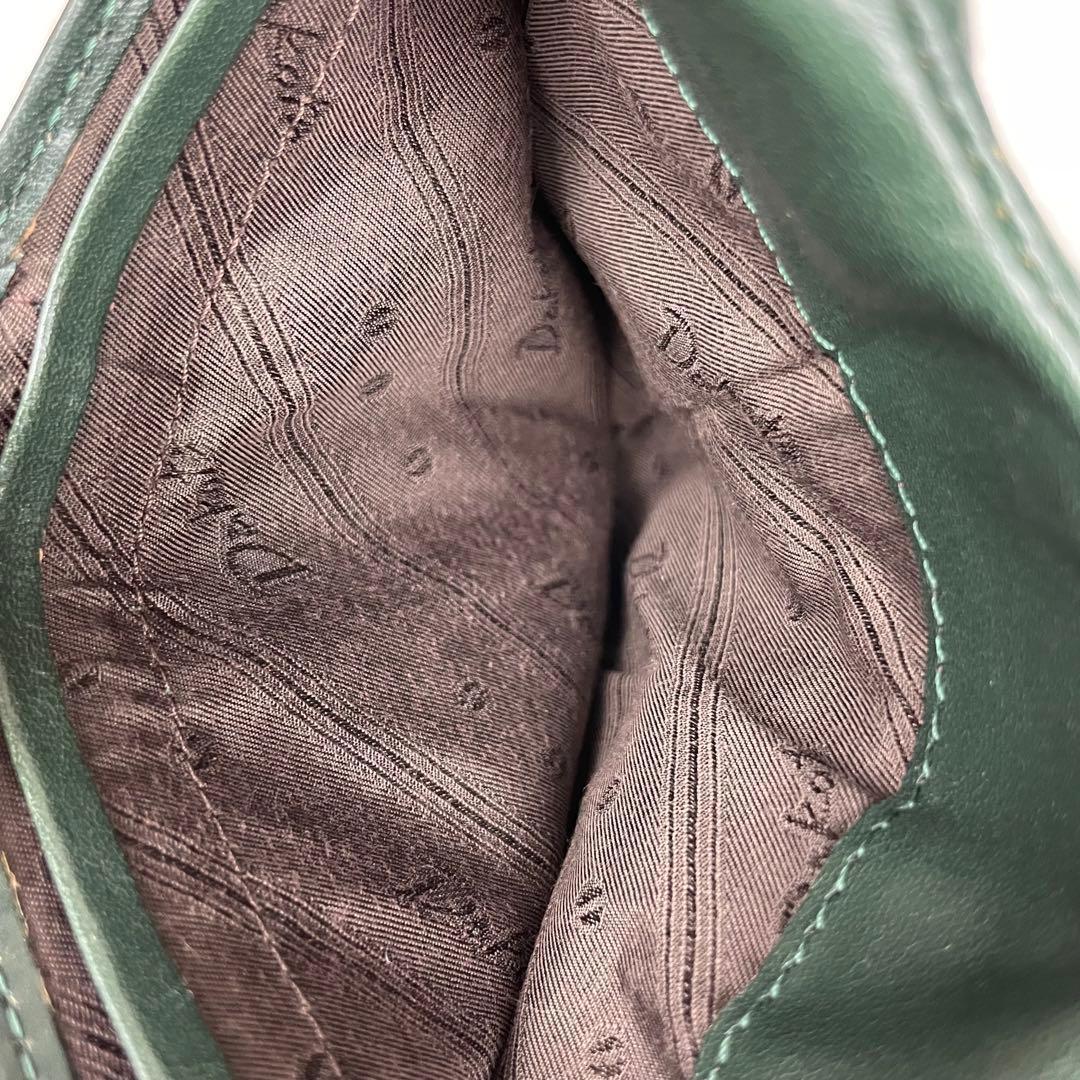 超極美品✨Dakotaダコタ✨リードクラシック✨二つ折り✨がま口✨グリーン✨緑