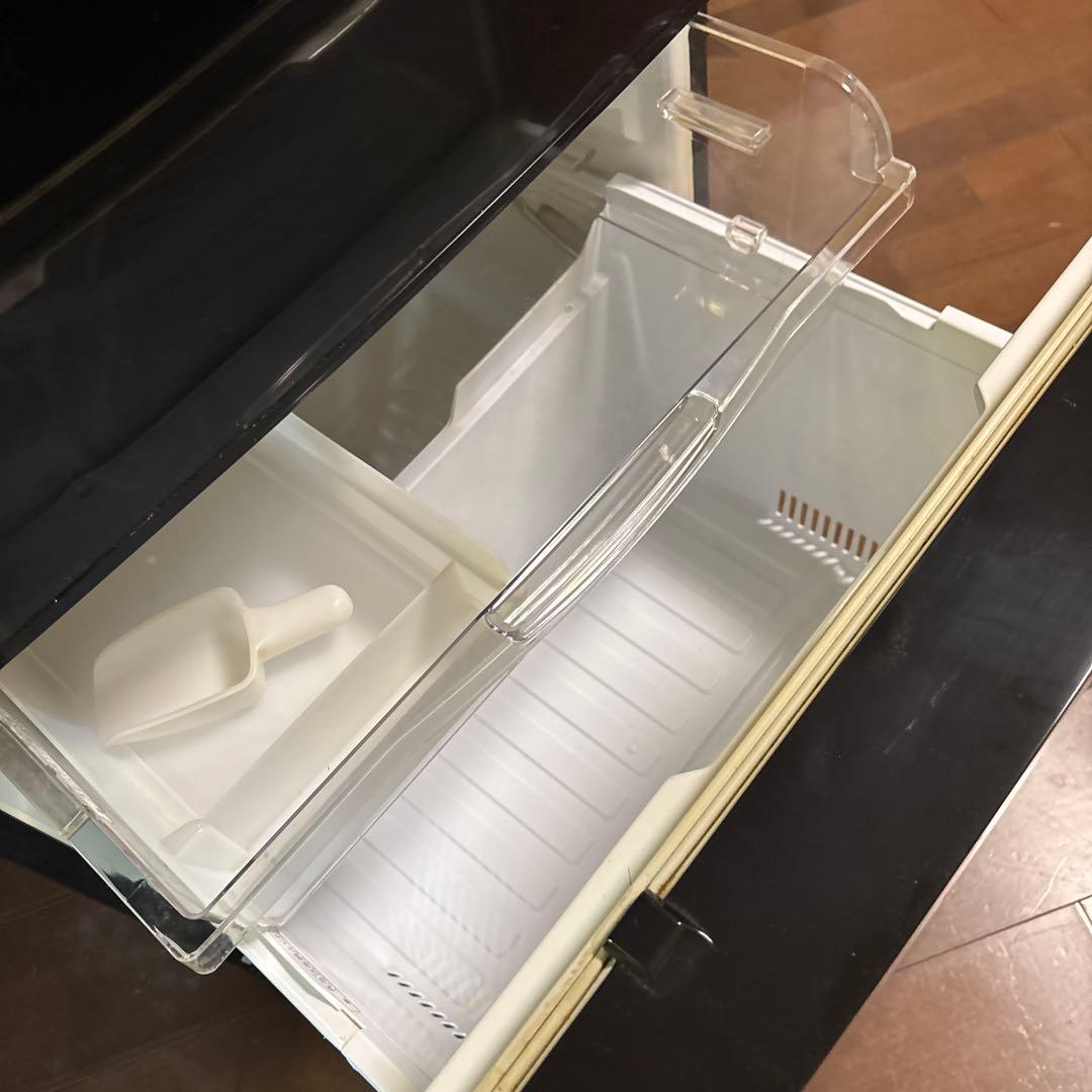 引き取り可能な方限定 三菱ブラック冷蔵庫 冷凍庫付き