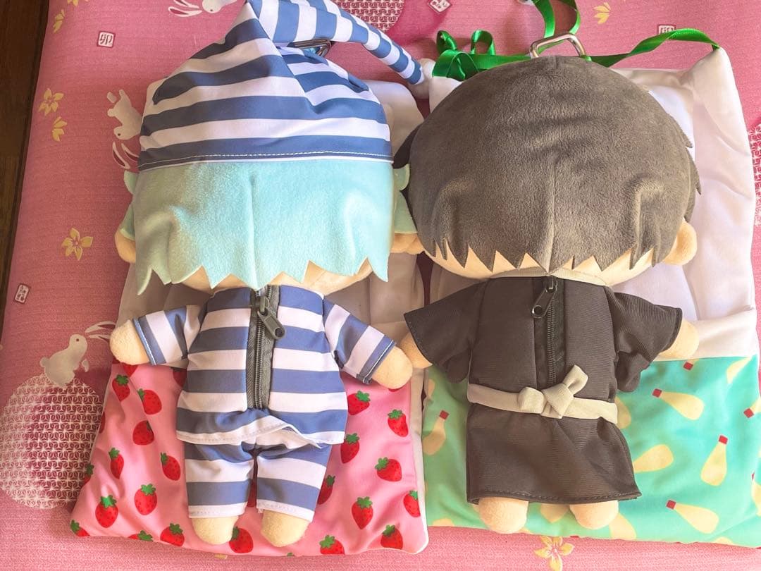 銀魂　ぬいぐるみペンポーチ超DX パジャマっ子ver. 坂田銀時　土方十四郎