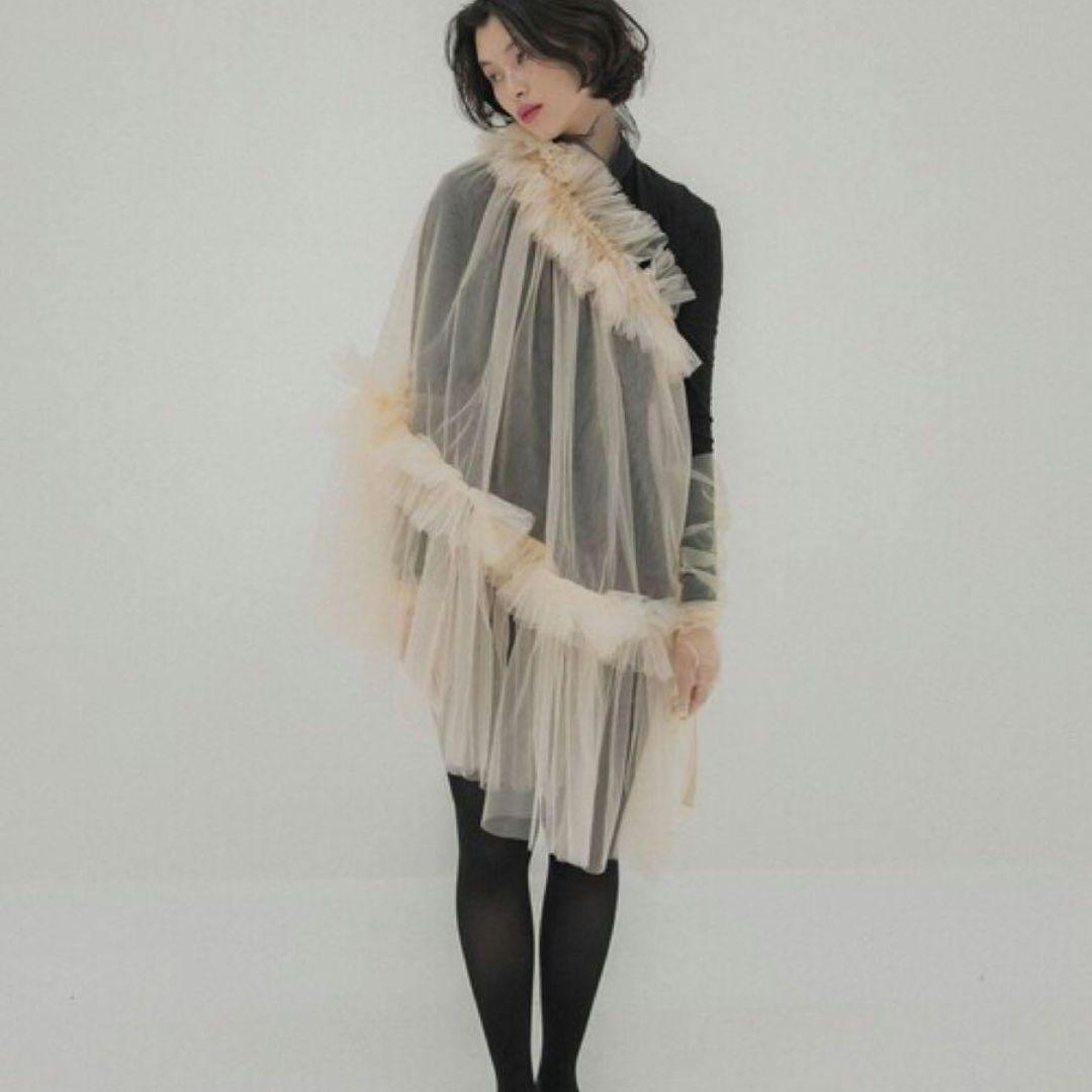 【VIVIANO】 STUDIOUS 3WAY レイヤード チュール スカート