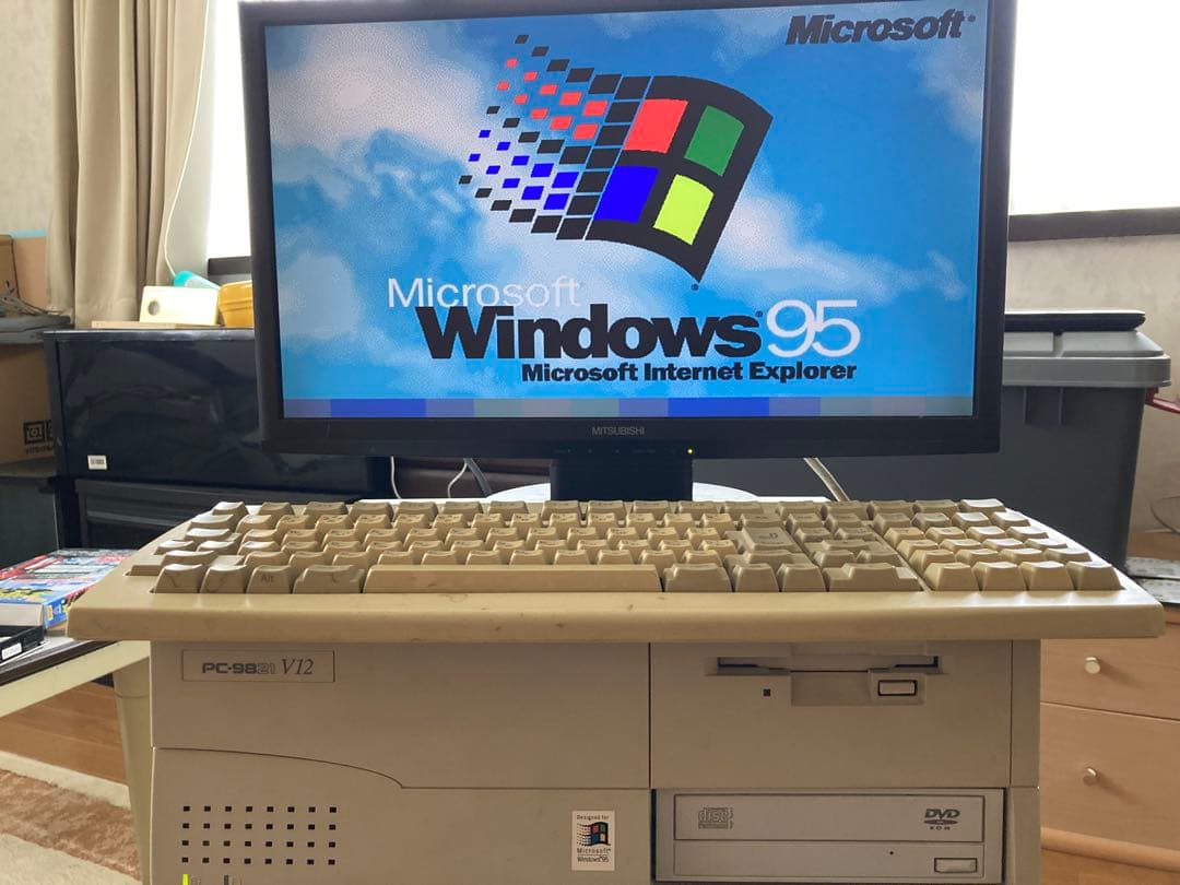 最終価格！PC-9821V12 HDD2台 DVD増設Win98,95,3.1