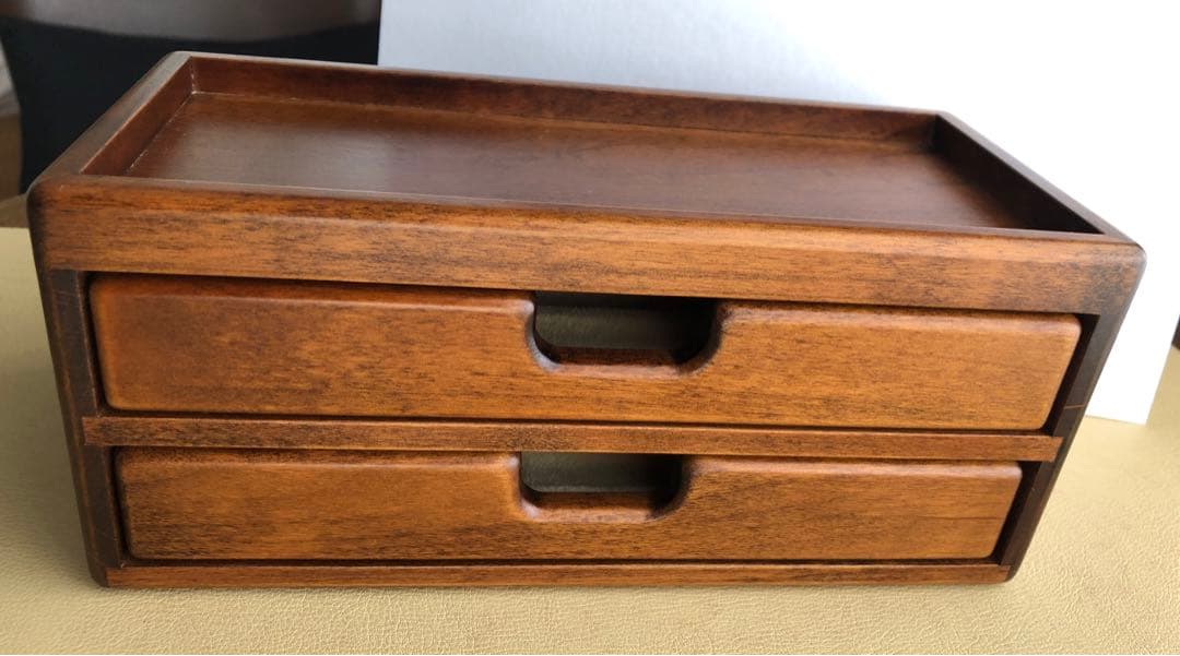 豊岡クラフト　木製万年筆箱　　2段　8本収納