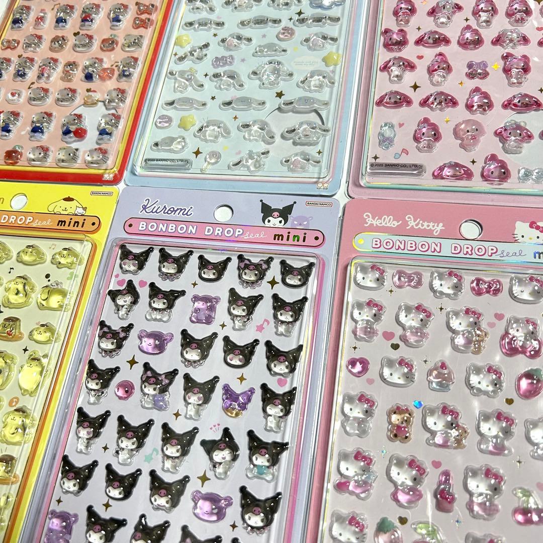 正規品 新作 サンリオ ボンボンドロップシール mini ミニ ボンドロ