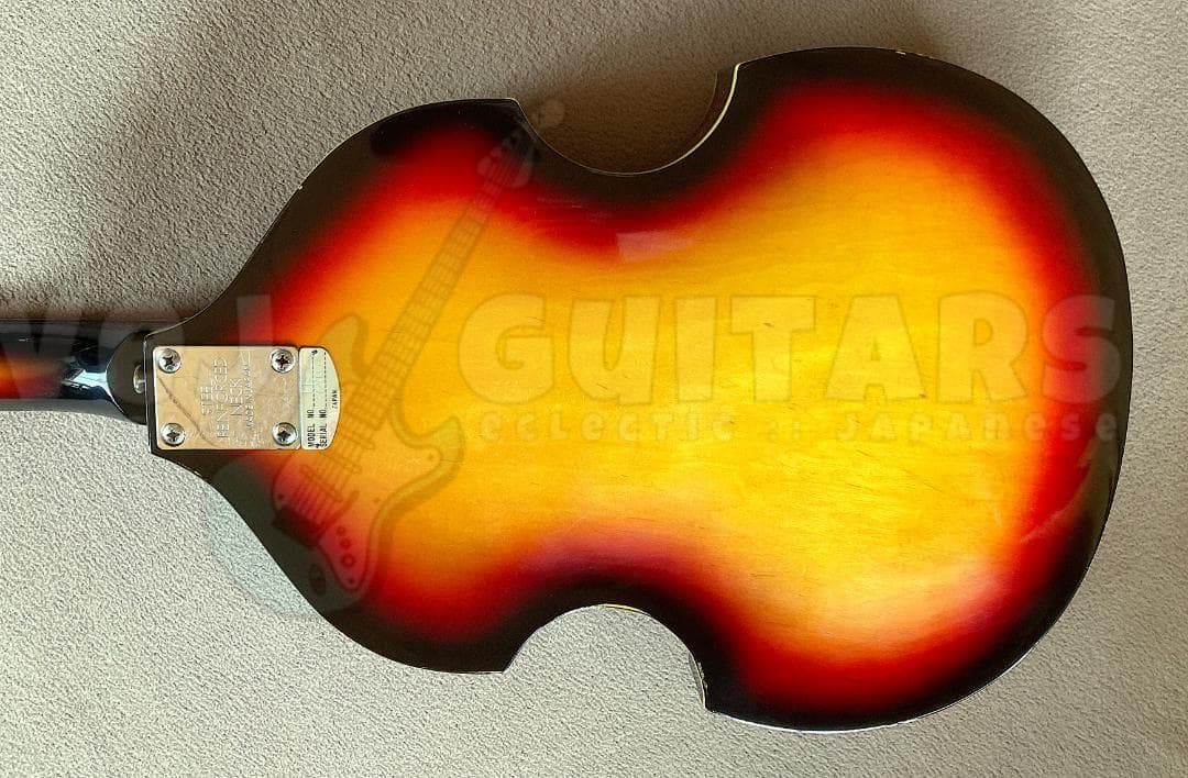 ベース TEISCO FB-2 MIJ Scroll Head Violin Bass