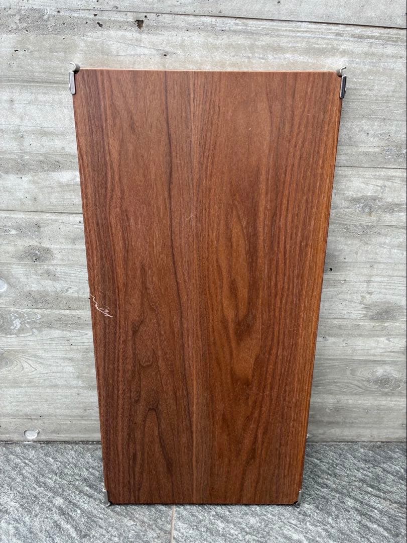 無印良品 ステンレスユニットシェルフ ウォールナット材棚セット ワイド大