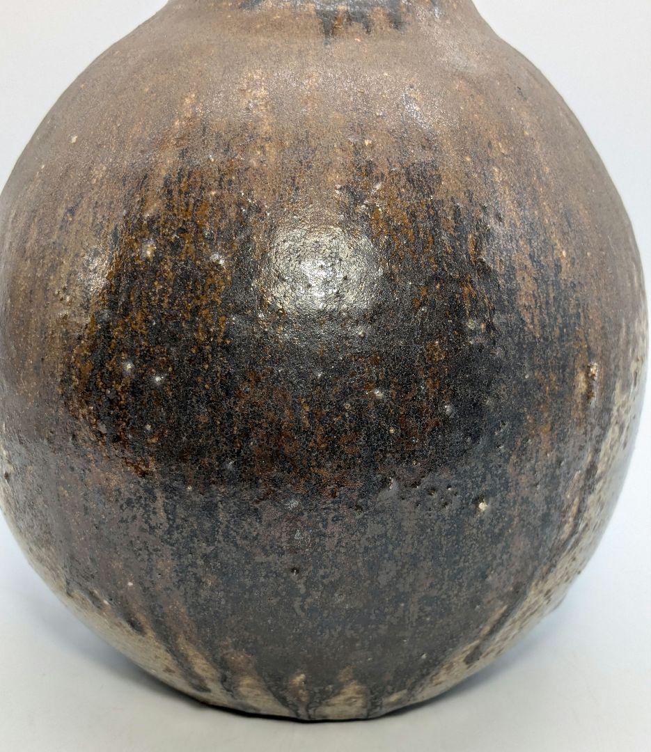 岡山県重要無形文化財 吉本正 備前焼 壺 合箱 壷 花器 花瓶 花入 花生 置物