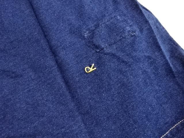 45R ピースバードプリントの90845星Tシャツ インディゴ サイズL