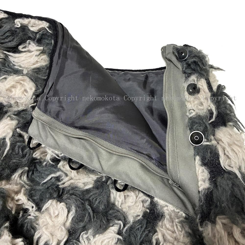 希少 ミナペルホネン pot-au-feu ポトフ ウール スカート 38